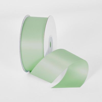 Pastel Green 22.86m -38mm Double Sided Satin Ribbon  P513