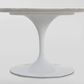 Aurora Oval Dining Table Marble White 200cm