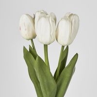 Soft Touch Tulip Bunch White