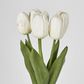 Soft Touch Tulip Bunch White