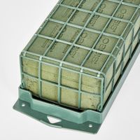 Caged Oasis Floral Foam attached to plastic base