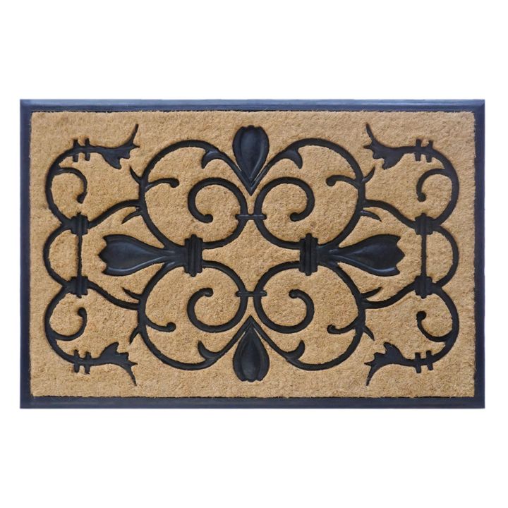 Baroque Coir & Rubber Doormat Large 60x90