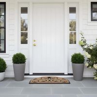 Baroque Arch Coir & Rubber Doormat Large 60x90