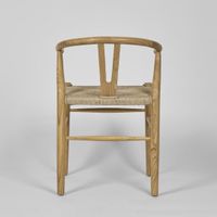Arc Wishbone Dining Chair Natural