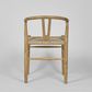 Arc Wishbone Chair Natural