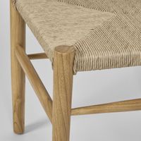 Arc Wishbone Dining Chair Natural