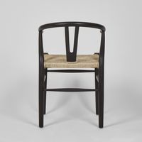 Arc Wishbone Chair Black/Natural