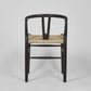 Arc Wishbone Chair Black/Natural