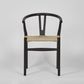 Arc Wishbone Chair Black/Natural