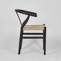 Arc Wishbone Chair Black/Natural