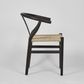 Arc Wishbone Chair Black/Natural