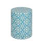 Adina Bone Inlay Side Table Aqua/White