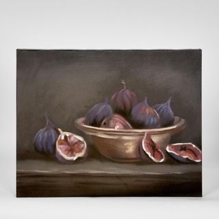 Bowl w Figs Painting Wall Art