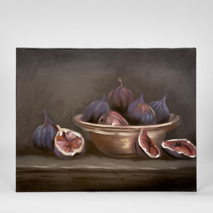 Bowl w Figs Painting