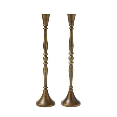 Antique Gold Candle Holders