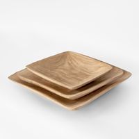 Wooden Square Trays  Set3