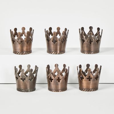 Crown Napkin Ring  Set6