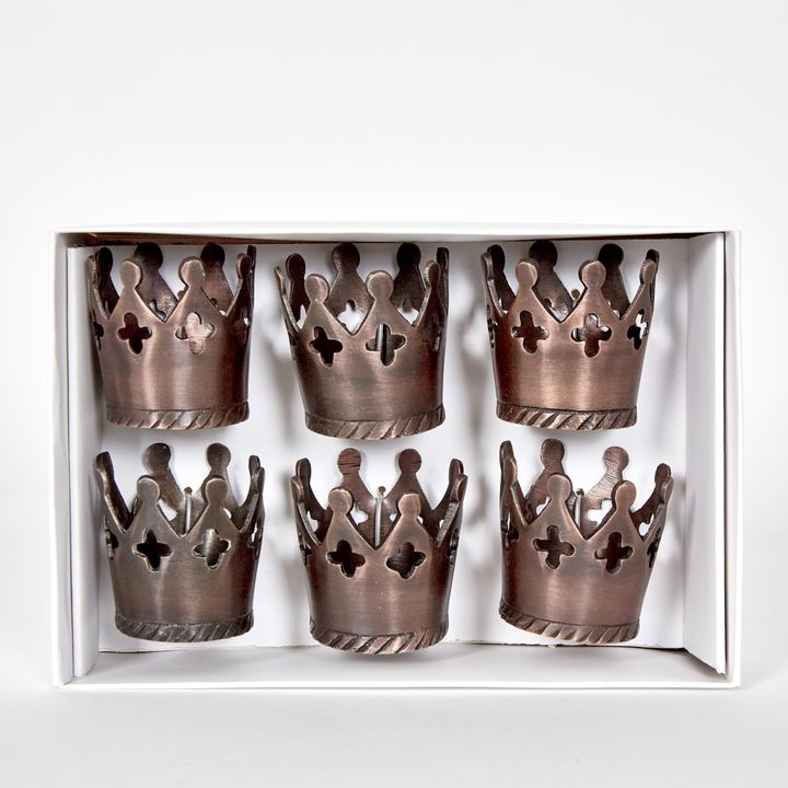 Crown Napkin Ring  Set6