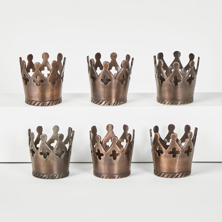 Crown Napkin Ring  Set6