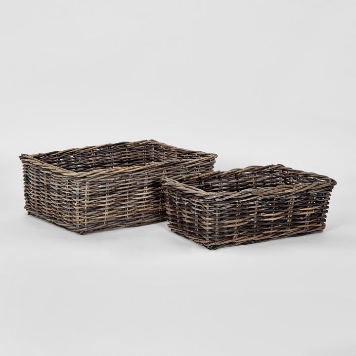 Cassis Rect Basket Set of 2