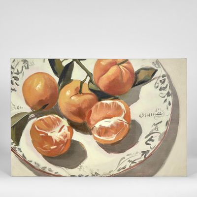 Peeled Oranges Wall Art