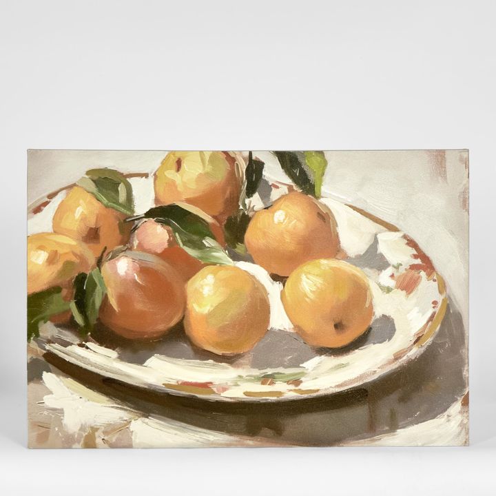 Oranges On Plate