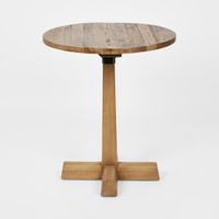 Round Side Table w X Base
