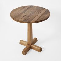 Round Side Table w X Base