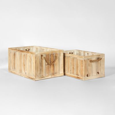 Slatted Wooden Box  M2 Se