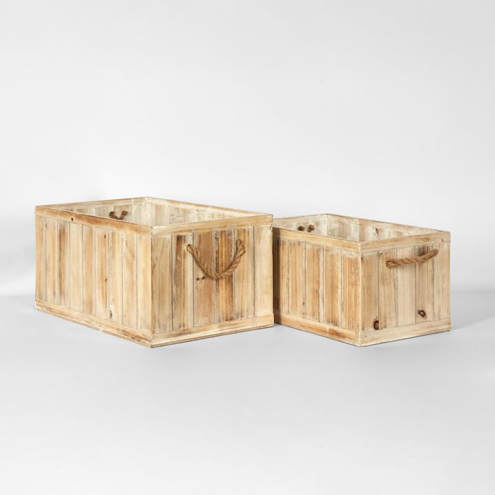 Slatted Wooden Box  M2 Se