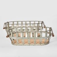 Cross Wire Basket  Set2