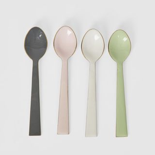 Colour Enamel Spoons Set4