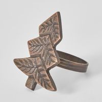 Christmas Tree Napkin Ring Set of 6