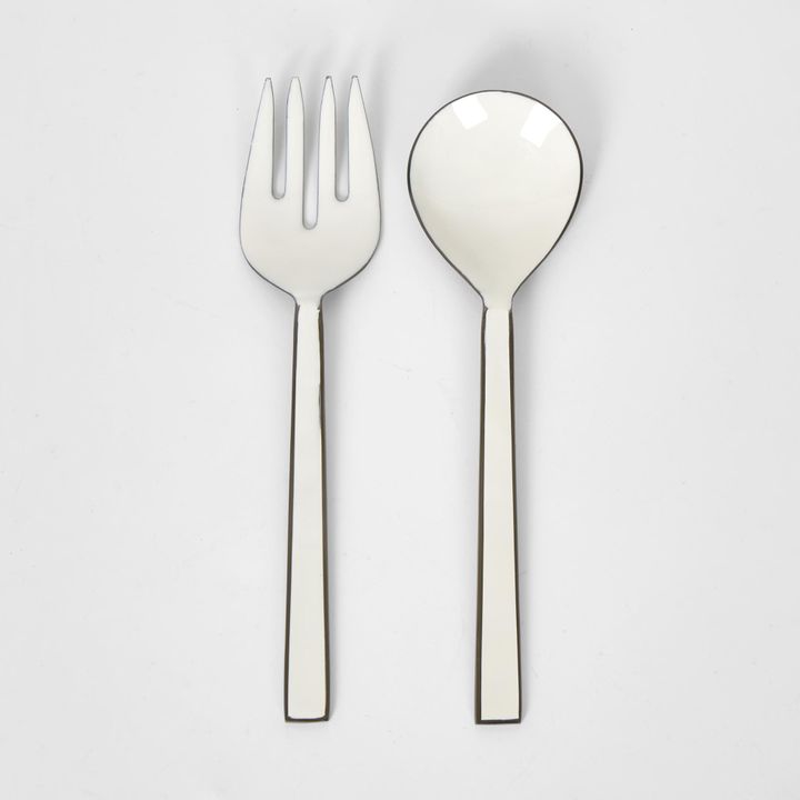 Enamel Salad Servers