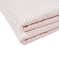Ticking Sherpa Throw Quilt Pink