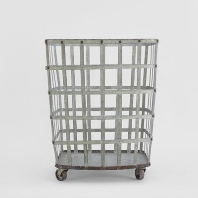 Grape Pickers Basket On Wheels