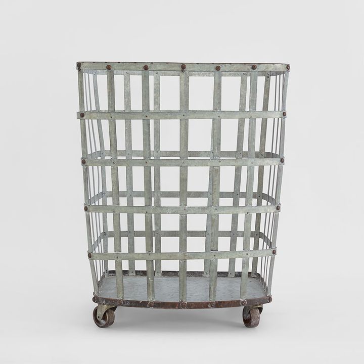 Grape Pickers Basket On Wheels