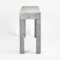Zinc Garden Console Table