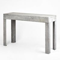 Zinc Garden Console Table