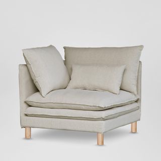 Aura Corner Sofa Base With Cover Natural