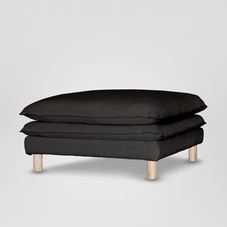 Aura Ottoman Base With Cover Charcoal