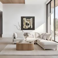 Aura Ottoman With Cover Natural