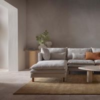 Aura Ottoman With Cover Natural