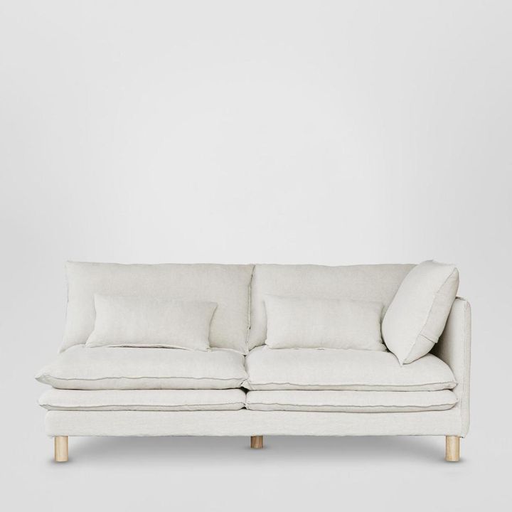 Aura 2str Right Arm Sofa Base With Cover White