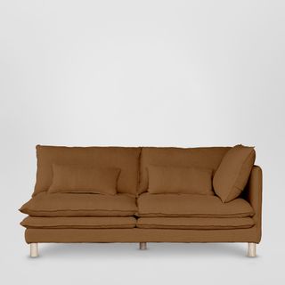 Aura 2str Right Arm Sofa Base With Cover Brown