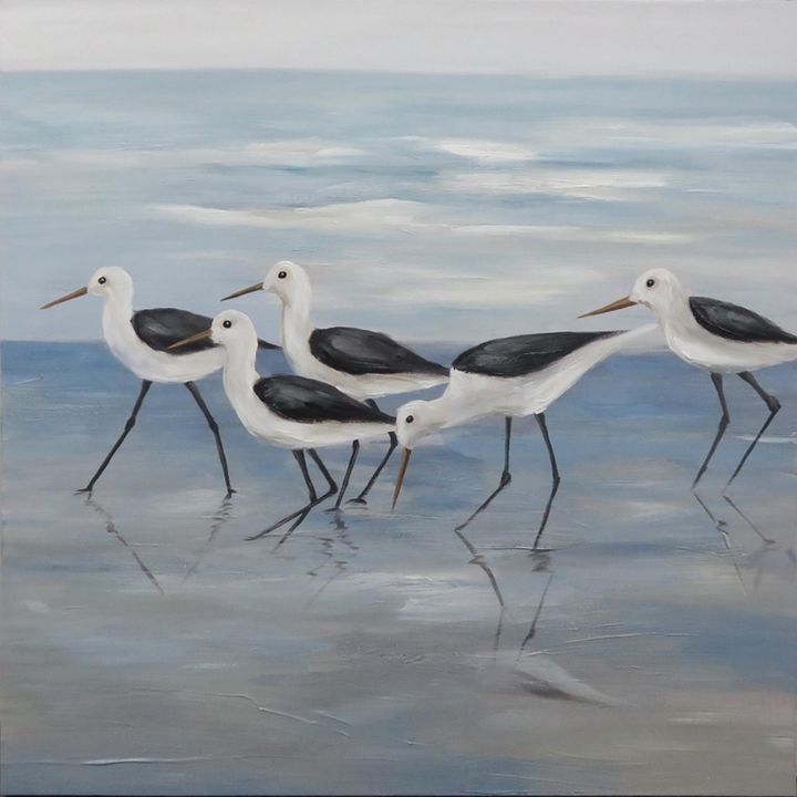 Seagulls Painting