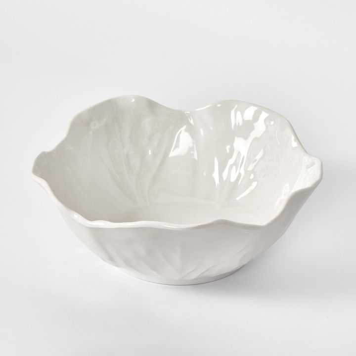 Luxe Cabbage Leaf Serving Bowl