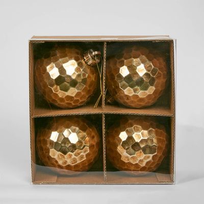 Mett Bauble (Set of 4) Antique Gold