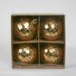 Mett Bauble (Set of 4) Antique Gold