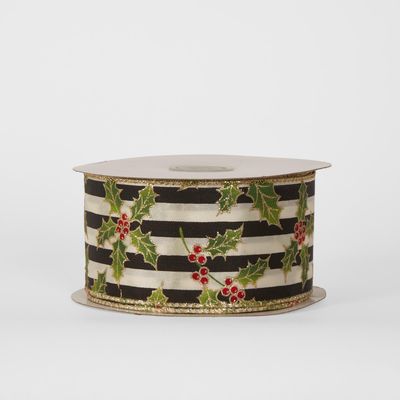 63mm -22.86m Poinsettia Ribbon